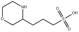 3-morpholinepropanesulfonic acid Struktur