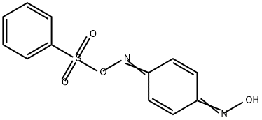 2,5-Cyclohexadiene-1,4-dione, oxime O-(phenylsulfonyl)oxime (9CI)