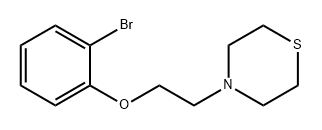 Thiomorpholine, 4-[2-(2-bromophenoxy)ethyl]- Struktur