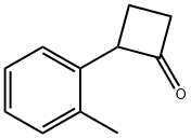 Cyclobutanone, 2-(2-methylphenyl)- Struktur