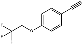 4-(2,2,2-Trifluoroethoxy)phenylacetylene Struktur