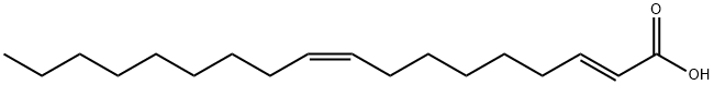 2,9-Octadecadienoic acid, (E,Z)- (9CI) Struktur