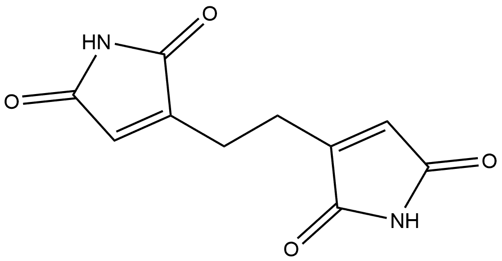 3,3'-(Ethane-1,2-diyl)bis(1H-pyrrole-2,5-dione) Struktur