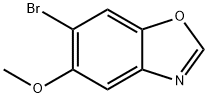 6-Bromo-5-methoxy-1,3-benzoxazole Struktur