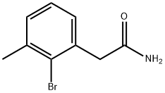 Benzeneacetamide, 2-bromo-3-methyl- Struktur