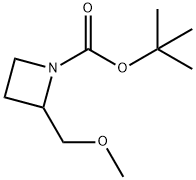 tert-Butyl 2-(methoxymethyl)azetidine-1-carboxylate Struktur