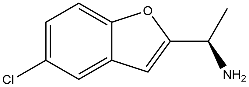 2-Benzofuranmethanamine, 5-chloro-α-methyl-, (R)- (9CI) Struktur