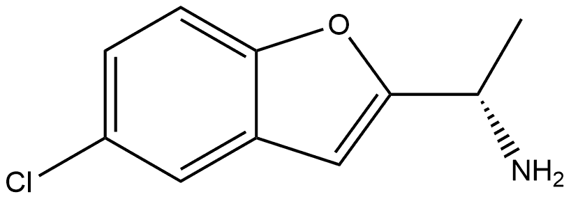 2-Benzofuranmethanamine, 5-chloro-α-methyl-, (S)- (9CI) Struktur