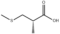 Propanoic acid, 2-methyl-3-(methylthio)-, (2S)- Struktur