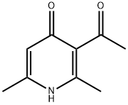 4(1H)-Pyridinone, 3-acetyl-2,6-dimethyl- Struktur