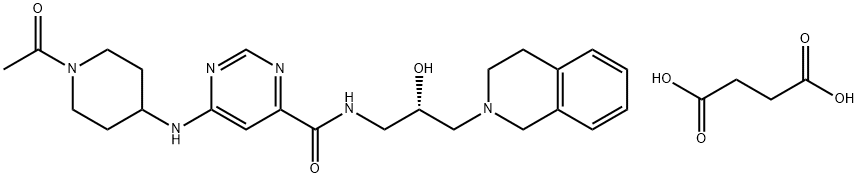 Pemrametostat succinate Struktur