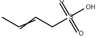 2-Butene-1-sulfonic acid Struktur