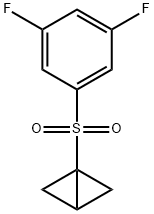 Bicyclo[1.1.0]butane, 1-[(3,5-difluorophenyl)sulfonyl]- Struktur