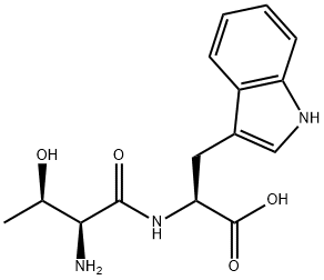 L-Tryptophan, L-threonyl- Struktur