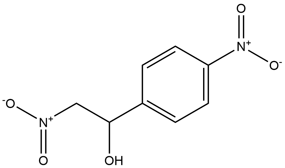 Benzenemethanol, 4-nitro-α-(nitromethyl)- Struktur