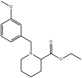 2-Piperidinecarboxylic acid, 1-[(3-methoxyphenyl)methyl]-, ethyl ester