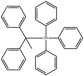 (1,1-Diphenylethyl)triphenylsilane Struktur