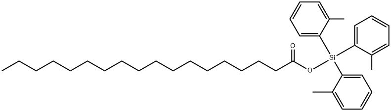 Tri-o-tolylsilyl stearate Struktur