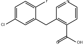 4-Pyridinecarboxylic acid, 3-[(5-chloro-2-fluorophenyl)methyl]-