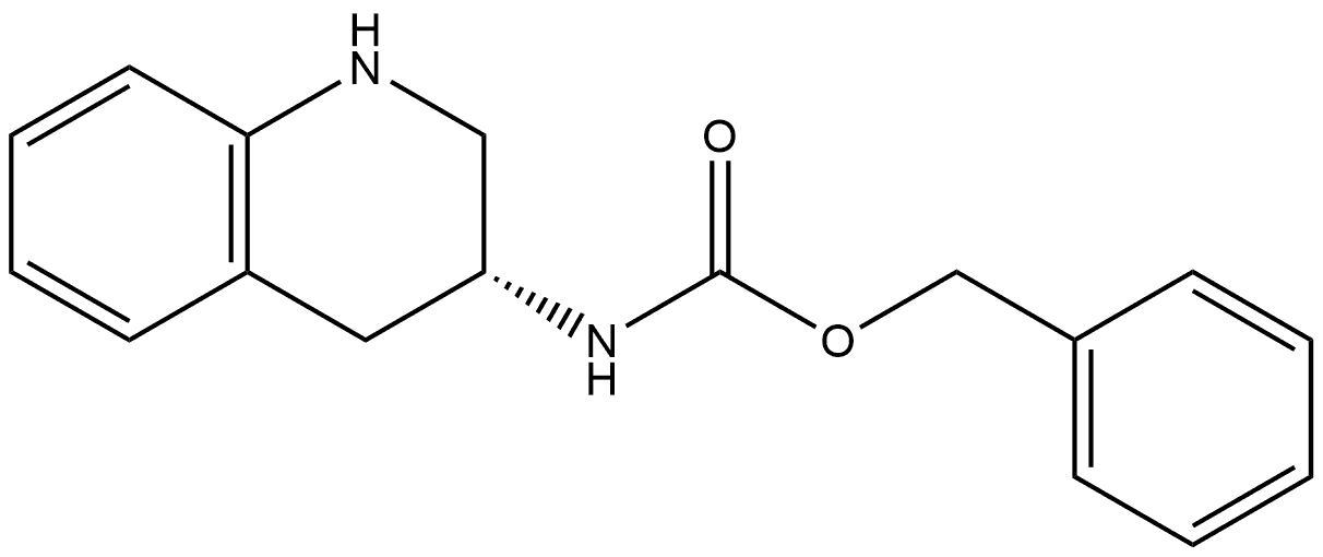 benzyl (R)-(1,2,3,4-tetrahydroquinolin-3-yl)carbamate Struktur