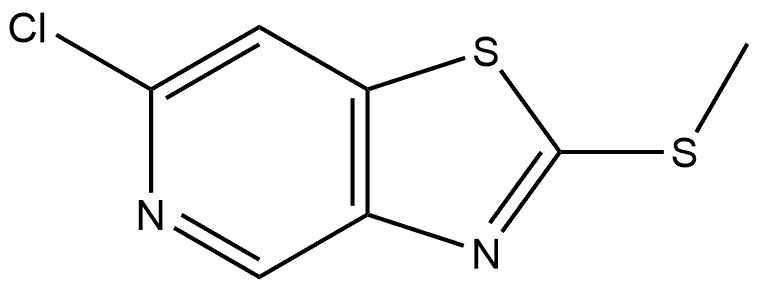 6-Chloro-2-(methylthio)thiazolo[4,5-c]pyridine Structure