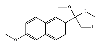 Naphthalene, 2-(2-iodo-1,1-dimethoxyethyl)-6-methoxy-