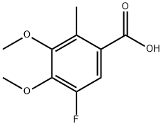 5-fluoro-3,4-dimethoxy-2-methylbenzoic acid|5-氟-3,4-二甲氧基-2-甲基苯甲酸