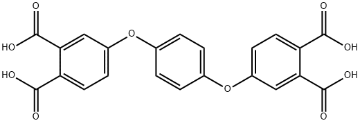 1,2-Benzenedicarboxylic acid, 4,4'-[1,4-phenylenebis(oxy)]bis- Struktur