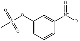 Methanesulfonic acid 3-nitrophenyl ester Struktur