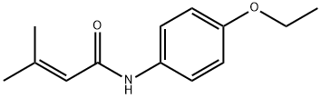 2-Butenamide,N-(4-ethoxyphenyl)-3-methyl-(9CI) Struktur