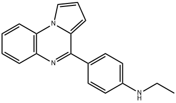 Benzenamine, N-ethyl-4-pyrrolo[1,2-a]quinoxalin-4-yl- Struktur