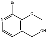 4-Pyridinemethanol, 2-bromo-3-methoxy- Struktur