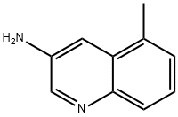 3-Quinolinamine, 5-methyl- Struktur