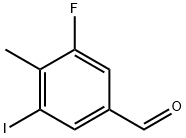 3-Fluoro-5-iodo-4-methylbenzaldehyde Struktur