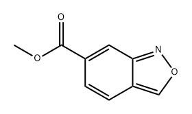 2,1-Benzisoxazole-6-carboxylic acid, methyl ester Struktur