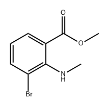 3-溴-2-(甲氨基)苯甲酸甲酯, 1945956-02-4, 結(jié)構(gòu)式