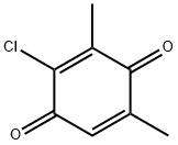 2,5-Cyclohexadiene-1,4-dione, 2-chloro-3,5-dimethyl- Struktur