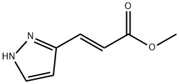 2-Propenoic acid, 3-(1H-pyrazol-3-yl)-, methyl ester, (2E)- Struktur