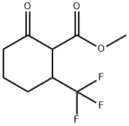 Methyl 2-oxo-6-(trifluoromethyl)cyclohexanecarboxylate Struktur