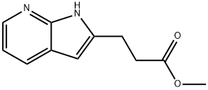 Methyl 3-(1H-pyrrolo[2,3-b]pyridin-2-yl)propanoate Struktur