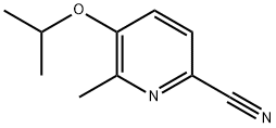 5-Isopropoxy-6-methylpicolinonitrile Struktur