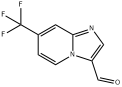 7-(trifluoromethyl)imidazo[1,2-a]pyridine-3-carbaldehyde Struktur