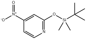 2-((tert-Butyldimethylsilyl)oxy)-4-nitropyridine Struktur