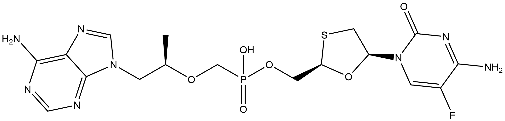 Emtricitabine Impurity 19 Struktur