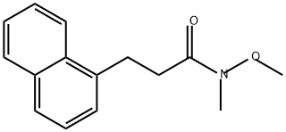 1-Naphthalenepropanamide, N-methoxy-N-methyl-