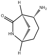 (1R,2R,5R)-2-amino-6-azabicyclo[3.2.1]octan-7-one Struktur