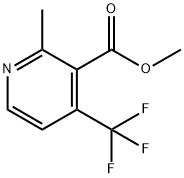 Methyl 2-methyl-4-(trifluoromethyl)pyridine-3-carboxylate Struktur