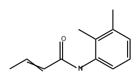 2-Butenamide, N-(2,3-dimethylphenyl)- Struktur