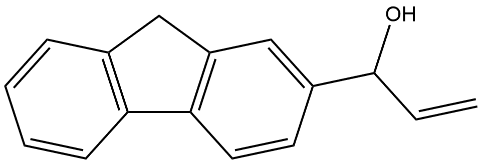 α-Ethenyl-9H-fluorene-2-methanol Struktur