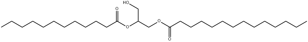 1-Myristoyl-2-Lauroyl-rac-glycerol Struktur